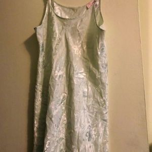 Lime Green Oscar de la Renta Pink Label Nightgown